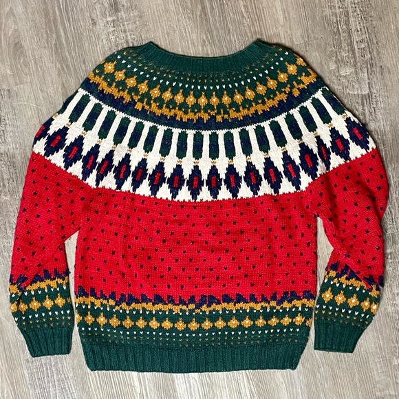 Vintage 1990s Melbourne Country Clothing Company Hand Knit Chunky Knit Sweater - Picture 10 of 16